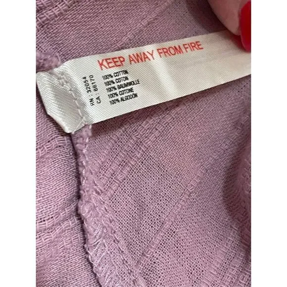 Free People Endless Summer Extra Dose Midi - Lilac Rose Cream Size S - Picture 7 of 8